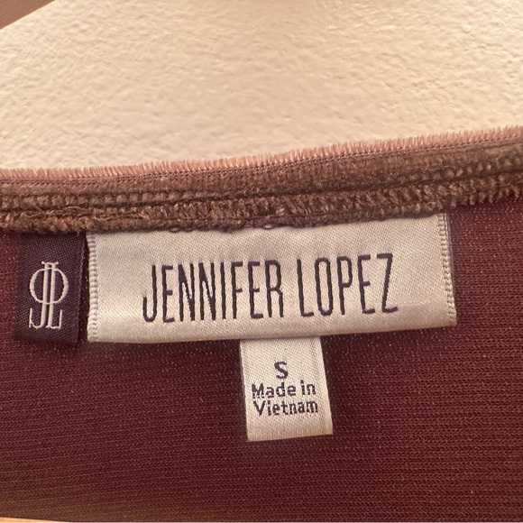 Jennifer Lopez shimmery copper colored top. Size small - Picture 2 of 6